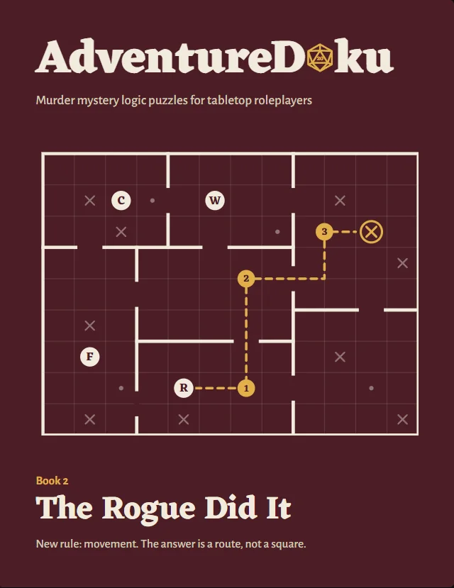 AdventureDoku book 2: The Rogue Did It