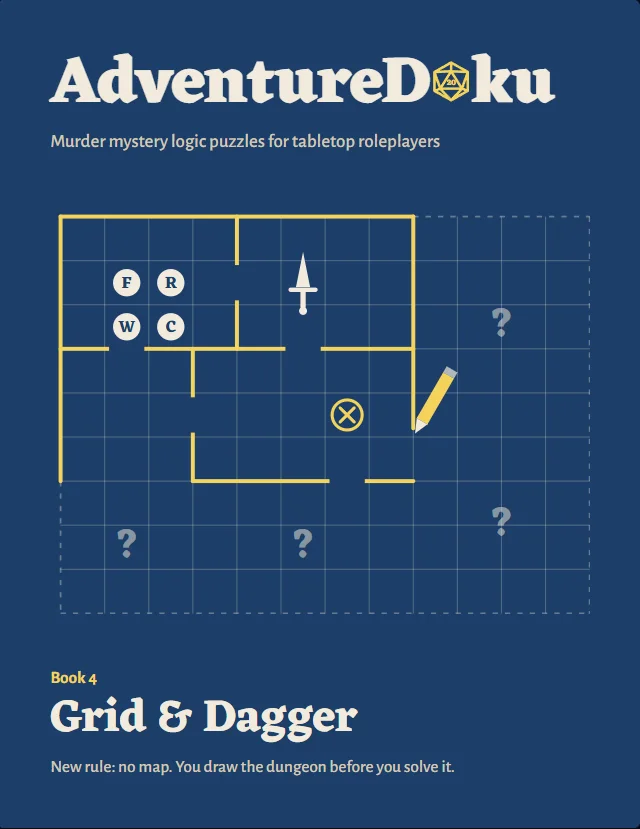 AdventureDoku book 4: Grid & Dagger